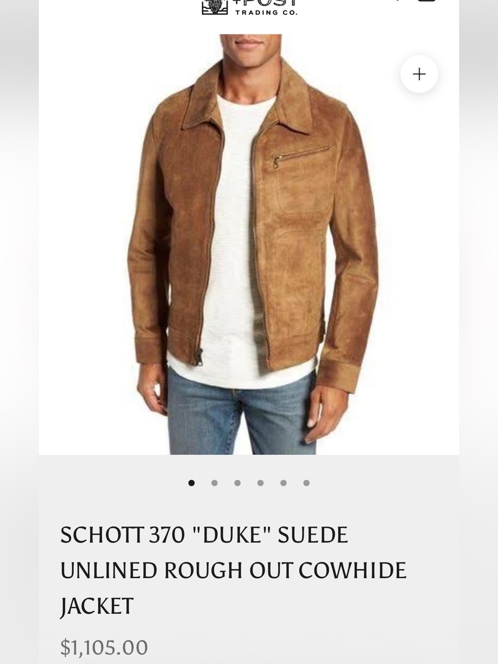 Schott NYC Perfecto 370 “Duke” Premium Rough Out Suede Classic Leather Jacket - Picture 17 of 17